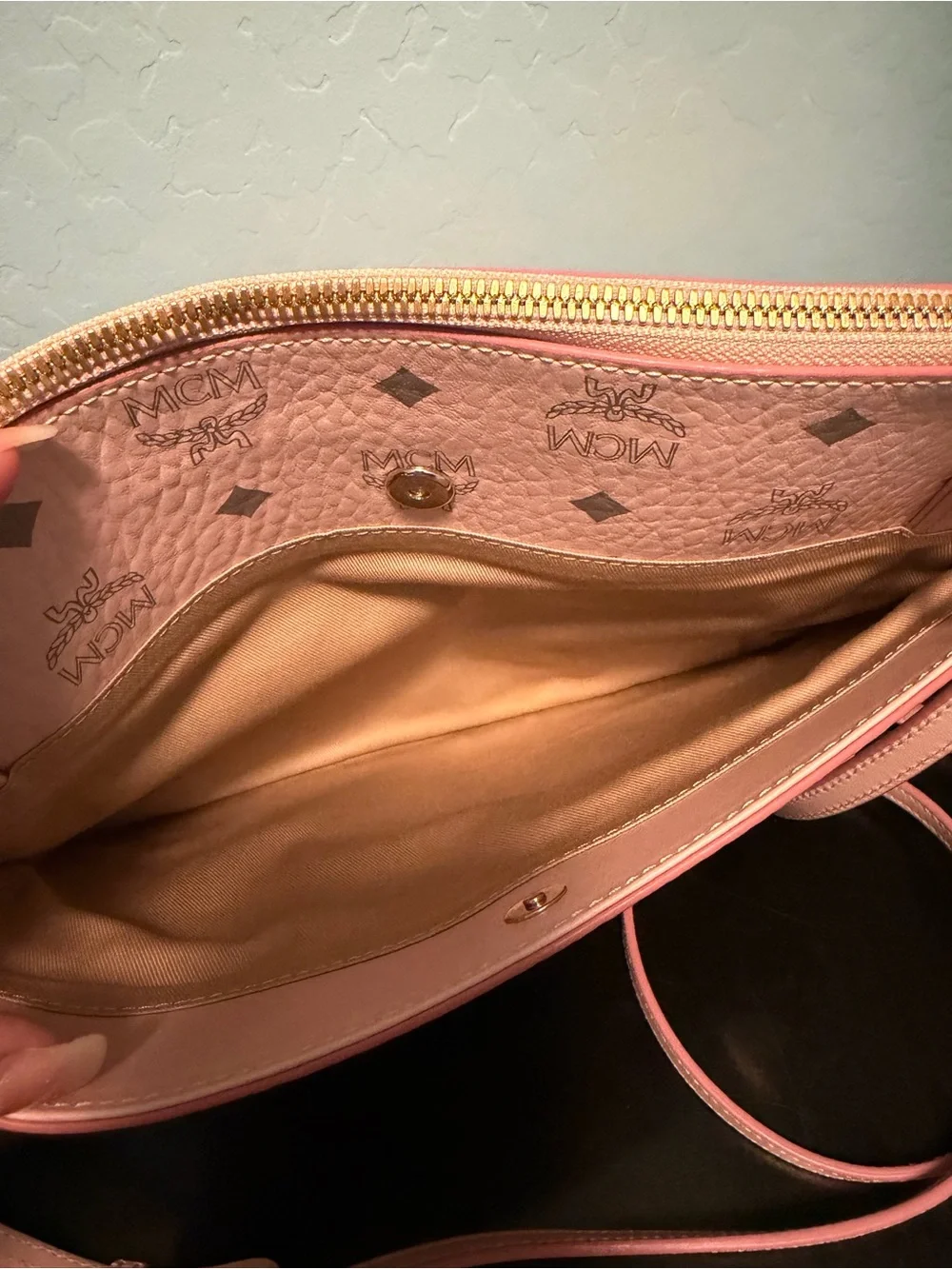 MCM zip pouch